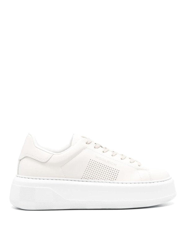 Sneaker In Pelle Chunky Court