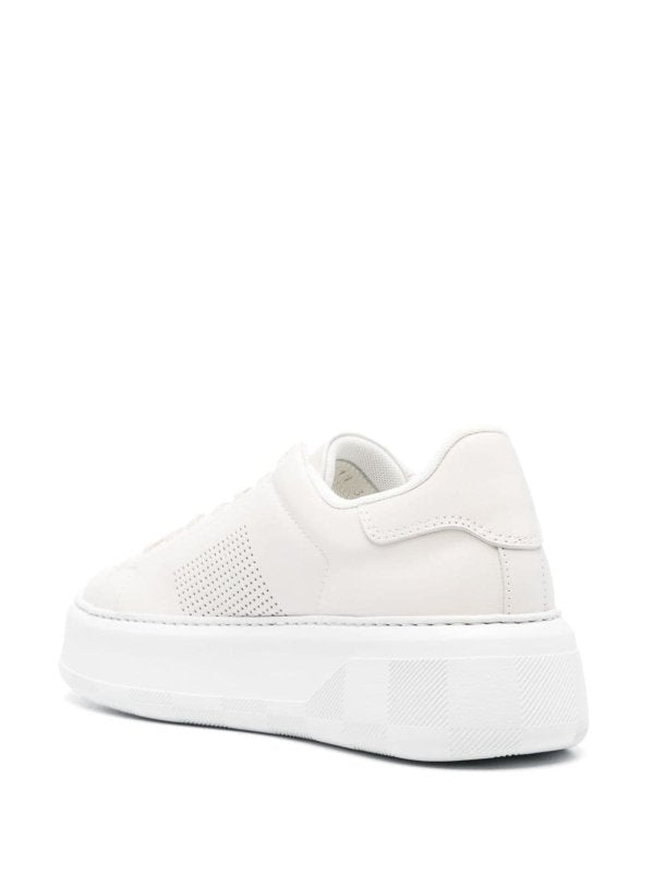 Sneaker In Pelle Chunky Court