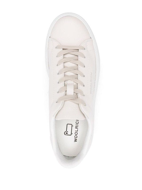 Sneaker In Pelle Chunky Court