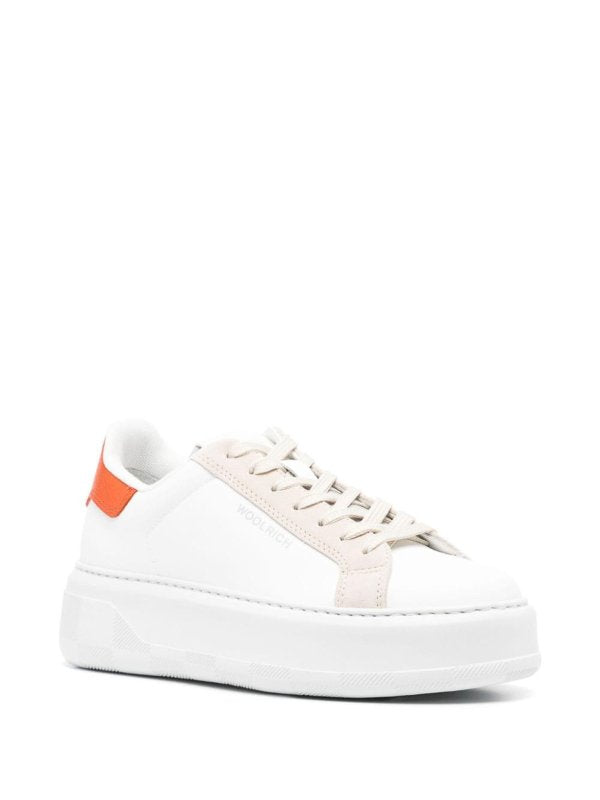 Sneaker In Pelle Scamosciata Chunky Court