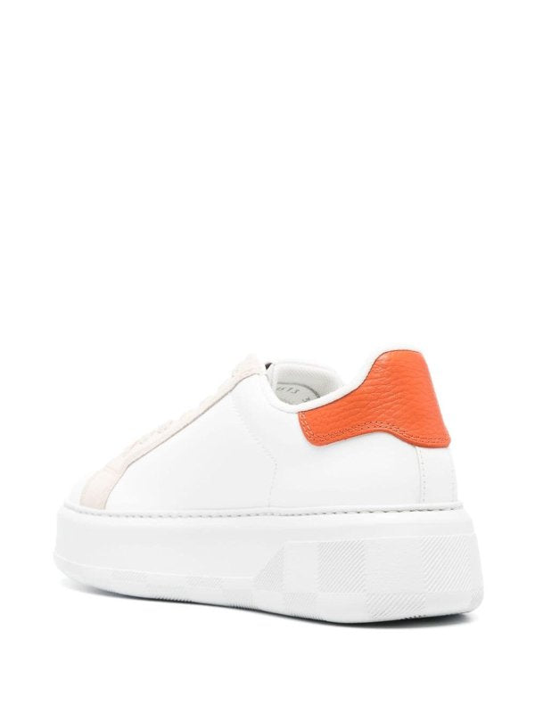 Sneaker In Pelle Scamosciata Chunky Court