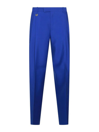 Pantaloni Di Lana Blu