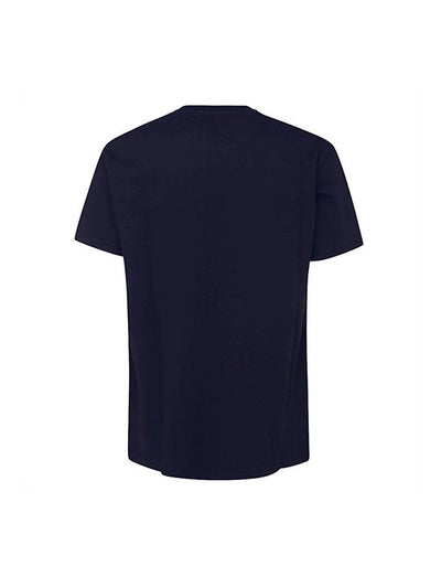 T-shirt In Cotone Blu Navy