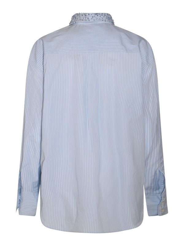 Camicia In Cotone Azzurro