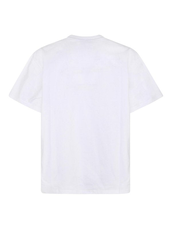 T-shirt  In Cotone Bianco