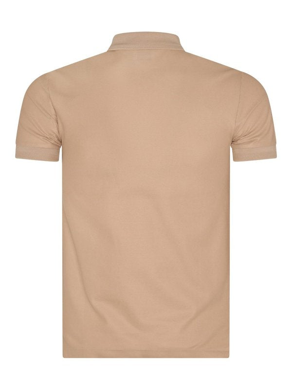 Polo In Cotone Beige