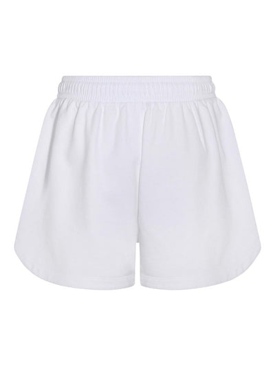 Pantaloncini Di Cotone Bianco