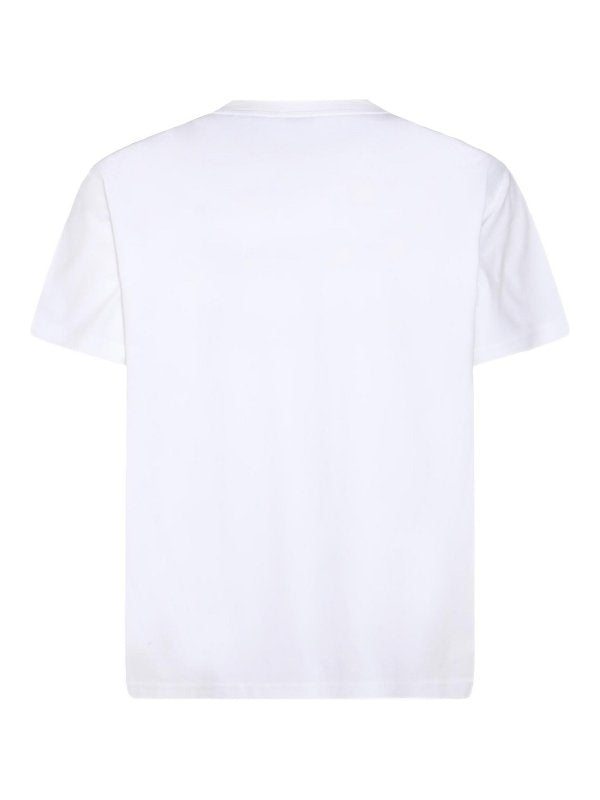 T-shirt In Cotone Bianco