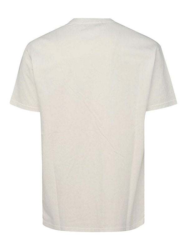 T-shirt In Cotone Bianco