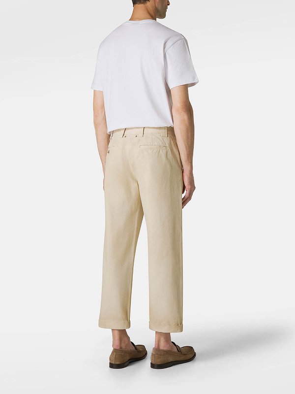 Pantaloni Chino In Cotone