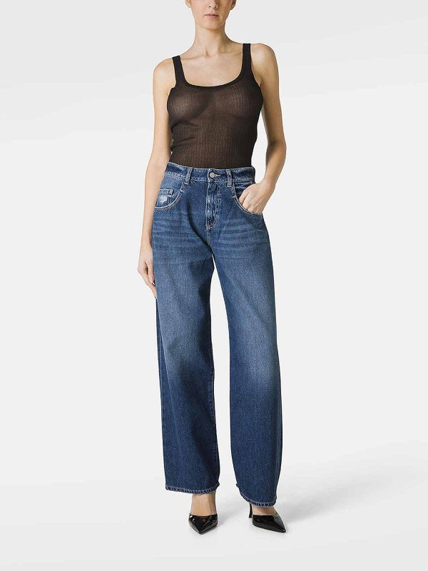 Jeans In Cotone A Vita Bassa Mod Bea