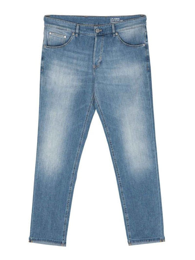 Jeans Skinny Lunghi In Cotone Stretch