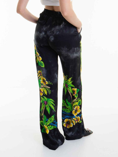 Pantaloni Con Coulisse Con Stampa Floreale