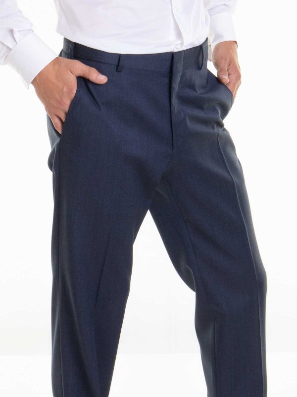 Pantaloni Con Tasca Posteriore Con Zip