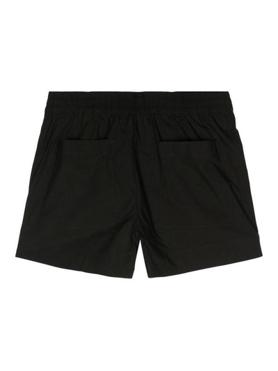 Shorts In Popeline Con Pieghe