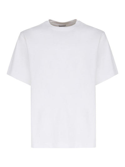 T-shirt In Cotone Di Paglia