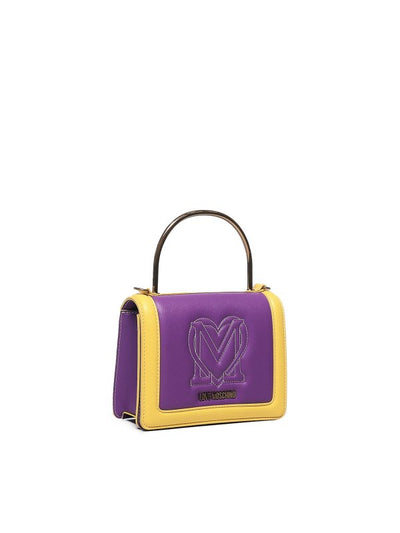 Borsa In Pelle Bicolore