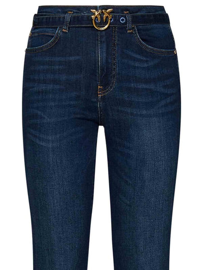 Jeans Blu A Zampa D'elefante In Power Denim