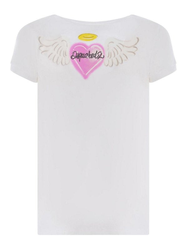 T-shirt Realizzata In Jersey Di Cotone