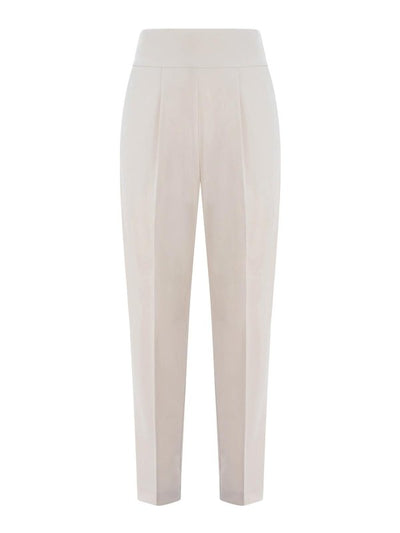 Pantaloni In Crepe Stretch