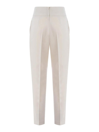 Pantaloni In Crepe Stretch