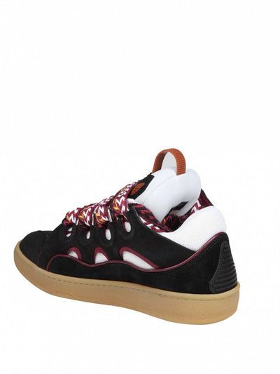 Sneakers Curb In Pelle E Camoscio