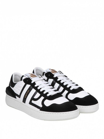 Sneakers Clay Low Top In Pelle E Nylon