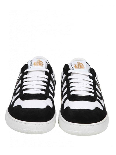 Sneakers Clay Low Top In Pelle E Nylon