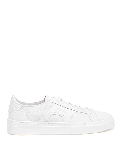 Sneakers Dbs In Pelle Bianca