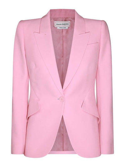 Blazer In Viscosa Rosa