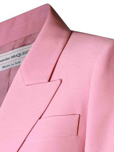 Blazer In Viscosa Rosa