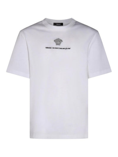 T-shirt In Cotone Bianco