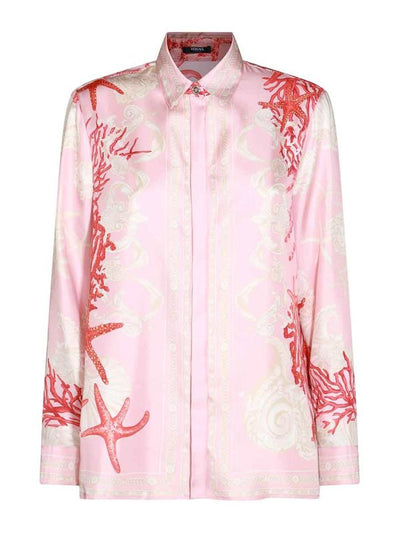 Camicia Di Seta Rosa