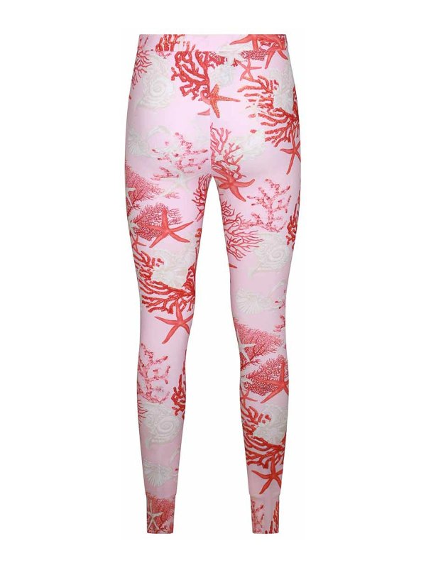 Pantaloni Rosa E Bianchi