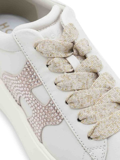 Sneakers In Pelle Bianca