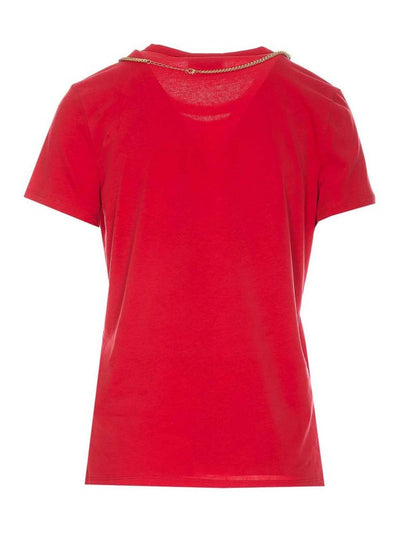 T-shirt In Jersey Con Collana