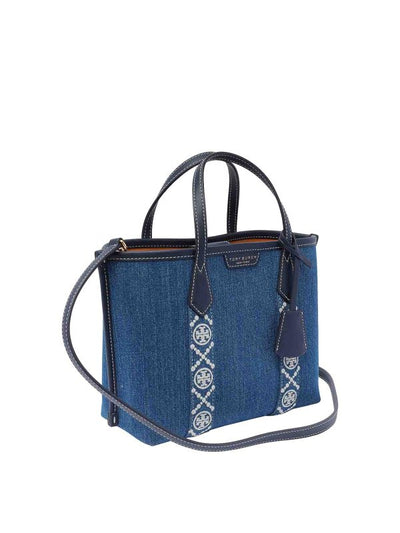 Borsa Shopping In Denim Perry Piccola