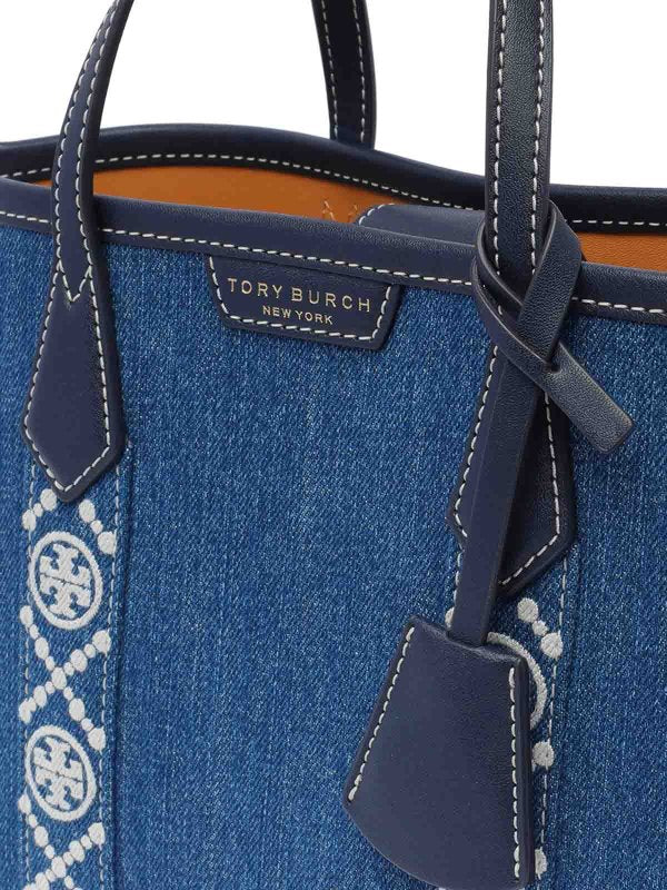 Borsa Shopping In Denim Perry Piccola