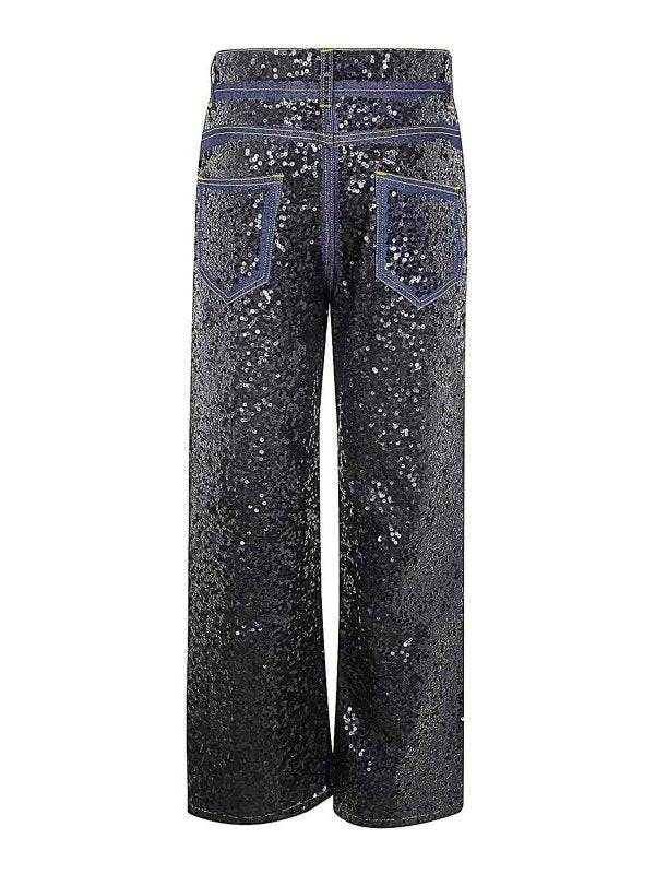 Jeans Con Paillettes