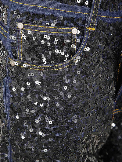 Jeans Con Paillettes