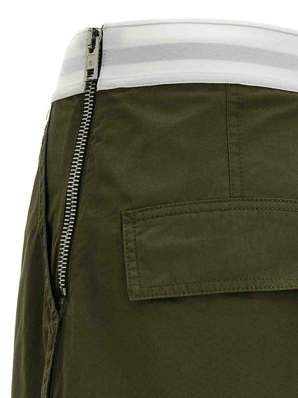 Pantaloncini Cargo Rave A Vita Alta