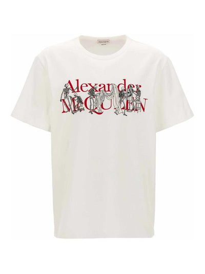 T-shirt Con Stampa Logo Ricamato