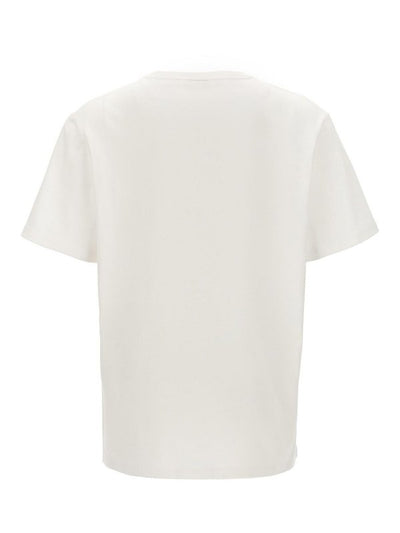 T-shirt Con Stampa Logo Ricamato