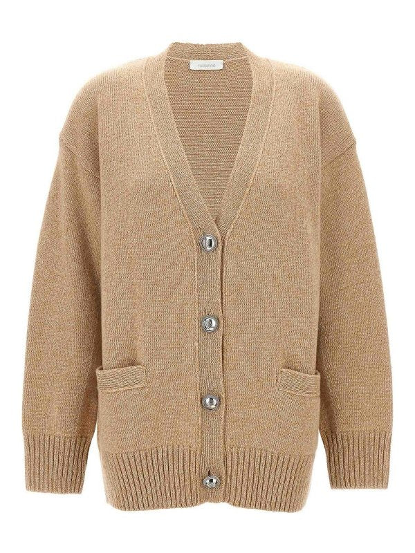 Cardigan Con Bottoni Logo