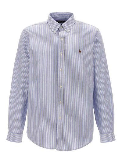 Camicia Con Ricamo Logo