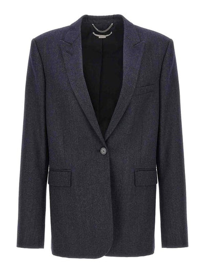 Blazer Monopetto In Lana