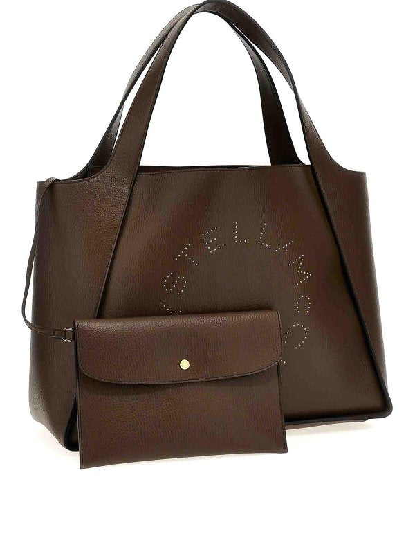 Borsa Shopping Con Logo Grande