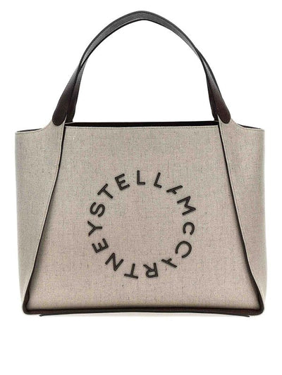 Borsa Shopping Con Logo Grande