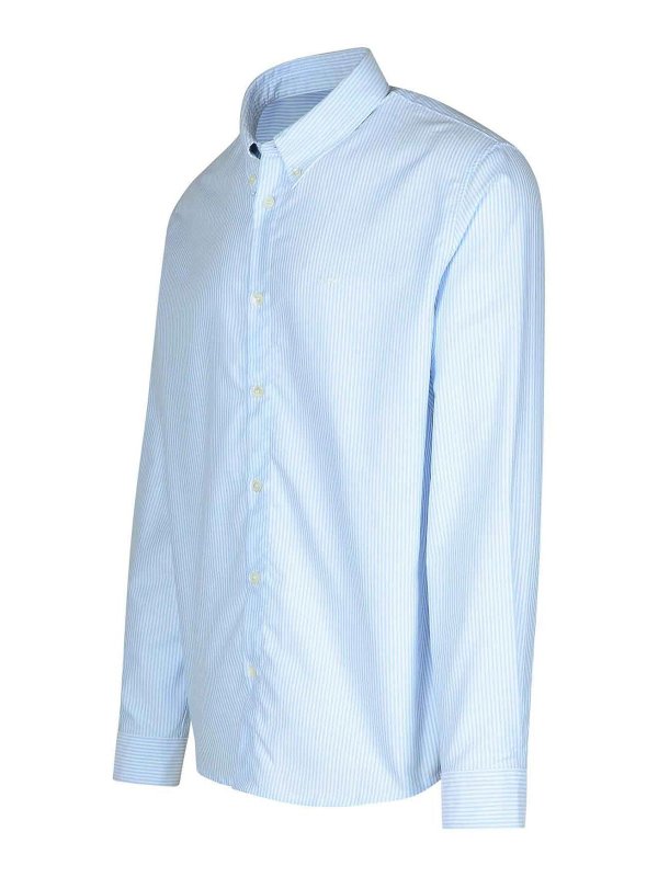 Camicia Greg In Cotone Azzurro