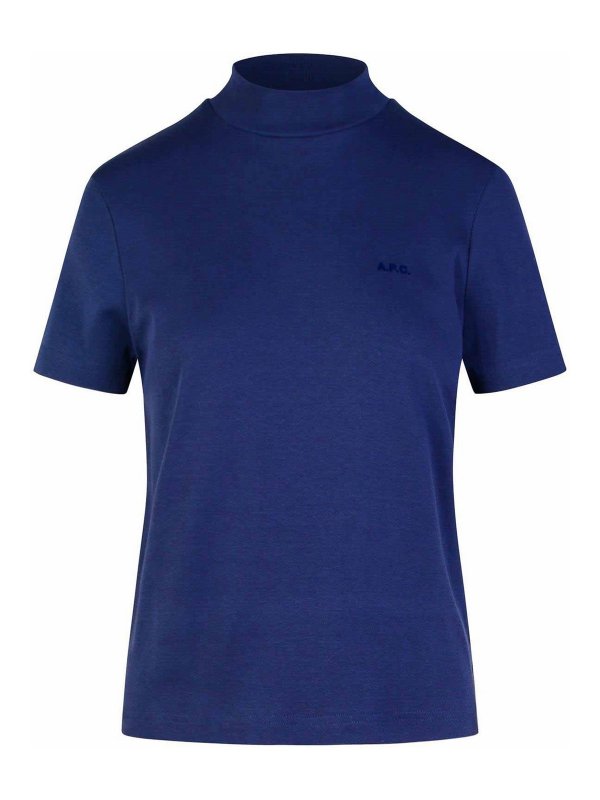 T-shirt Caroll In Cotone Blu Scuro